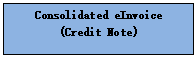 Text Box: Consolidated eInvoice (Credit Note)